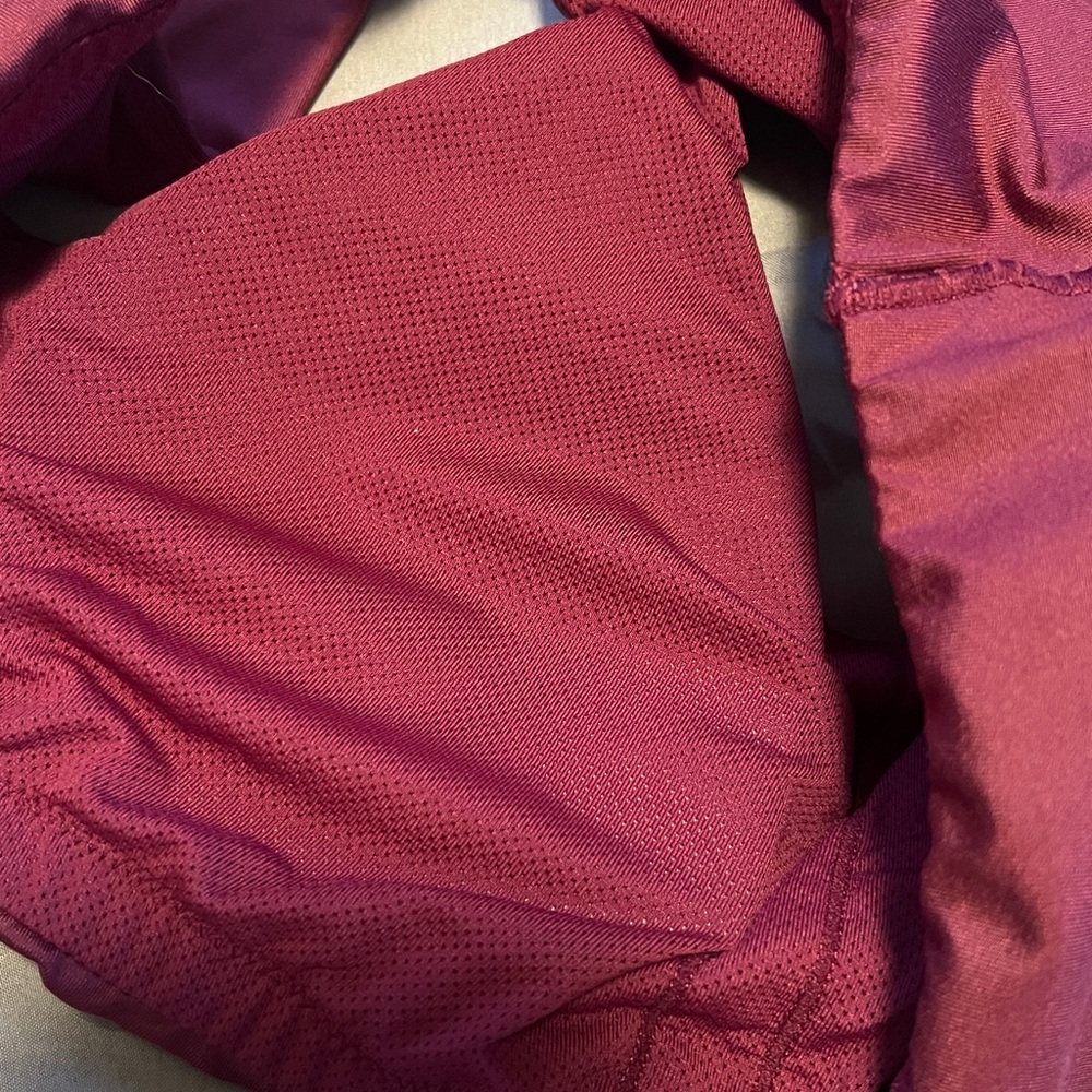 All In Motion Maroon Red High Rise Leggings & Sports-bra Set - Picture 10 of 16